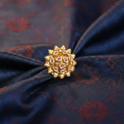 Ruby Floral Ring